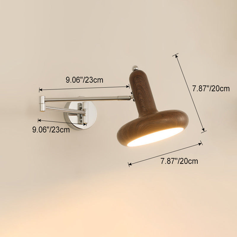 Scandinavian Adjustable Arm 1-Light Wall Sconce Lamp