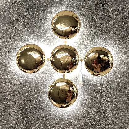 Titanium Round Circle 10/14/24 Light Wall Sconce Lamp