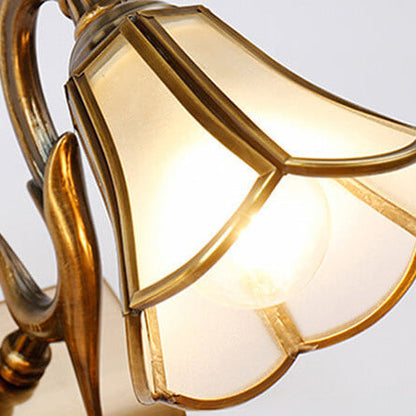 Brass 3-Light Bathroom Vanity Mirror Front Wall Sconce Lamp