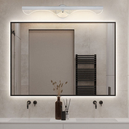Long Wave Iron Aluminum Silicone LED Wall Sconce Lamp