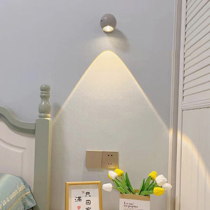 Modern Minimalist Orb USB ABS LED Wall Sconce Lamp