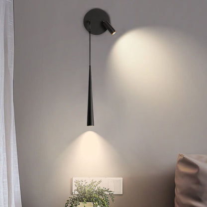 Minimalist Long Cylindrical Spotlight LED Wall Sconce Lamp