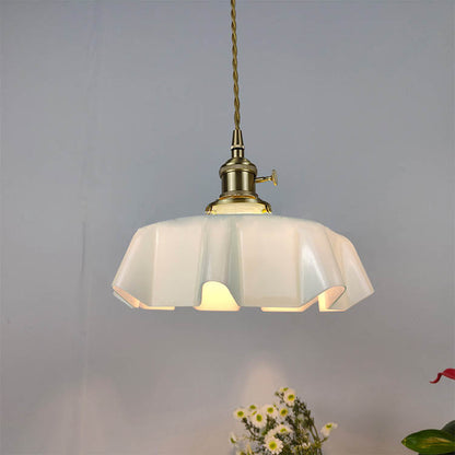 Traditional Petal Pendant Light