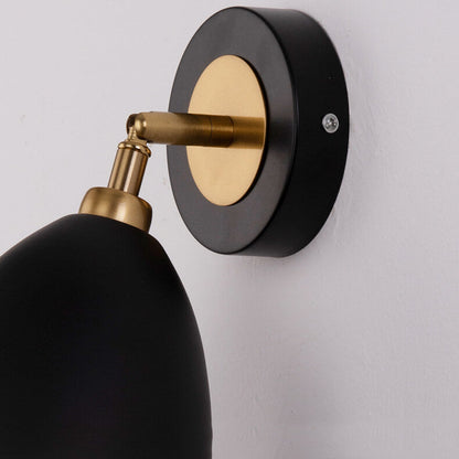 Iron Traditional Shape Shade 1-Light Wall Sconce Lamp