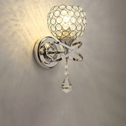 Creative Crystal Ball 1- Light Wall Sconce Lamp