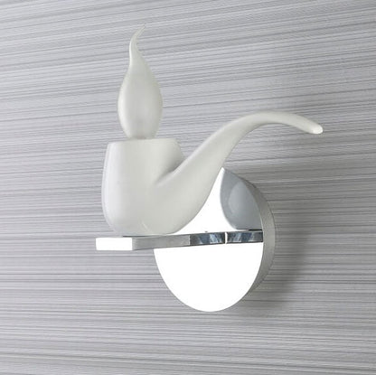 Creative Pipe Resin Hardware 1-Light Wall Sconce Lamp