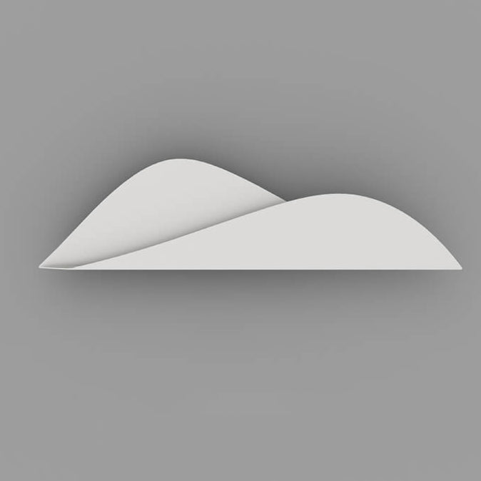 Minimalist Dimensional Peaks Design LED Wall Sconce Lamp