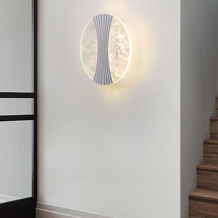 Round Diamond Hardware Acrylic LED Wall Sconce Lamp