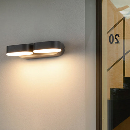 Aluminum Double Head Adjustable LED Wall Sconce Lamp