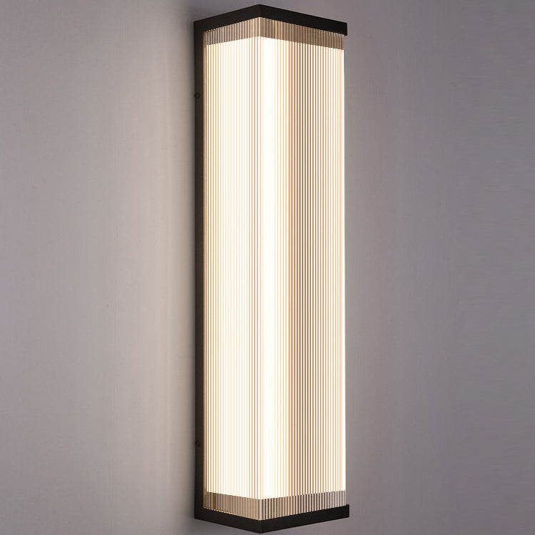 Waterproof Steel Acrylic LED Outdoor Wall Sconce Lamp