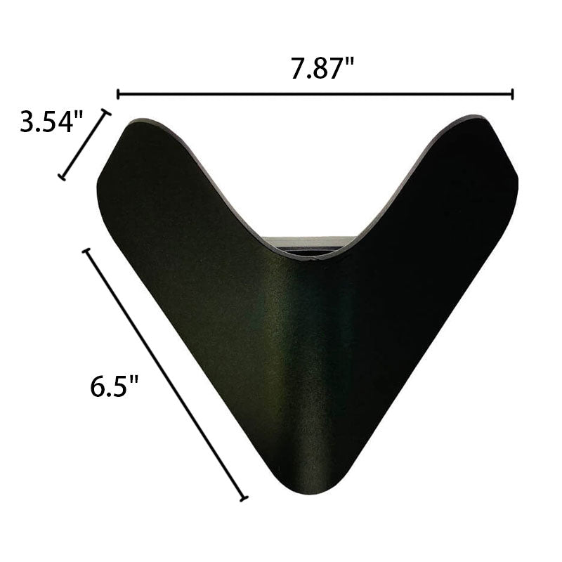 Triangle Aluminum LED Outdoor Waterproof Wall Sconce Lamp
