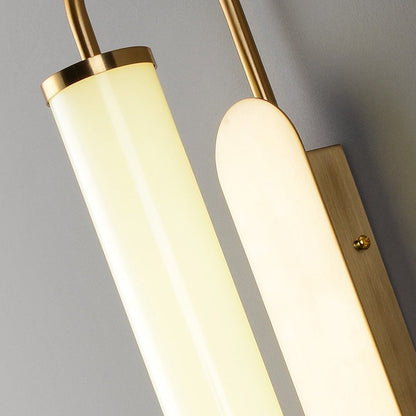Nordic Iron Acrylic Cylinder Strip LED Wall Sconce Lamp