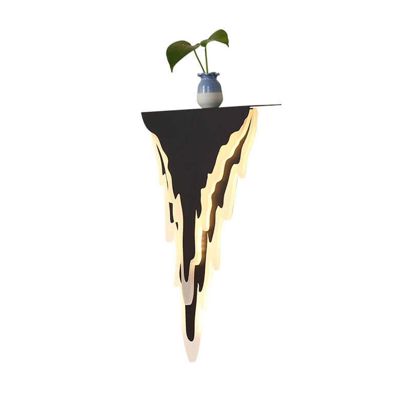 Iron Art Acrylic Irregular Shape Indoor Wall Sconce Lamp