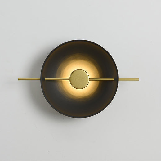 Modern Luxury Iron Round LED Wall Sconce Lamp