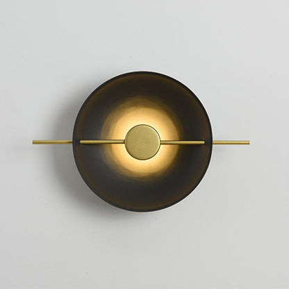 Modern Luxury Iron Round LED Wall Sconce Lamp