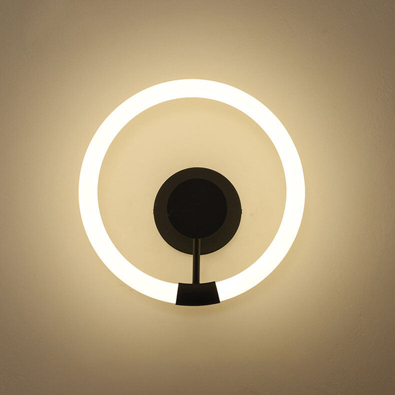 Simplicity Circle Acrylic Shade LED Wall Sconce Lamp