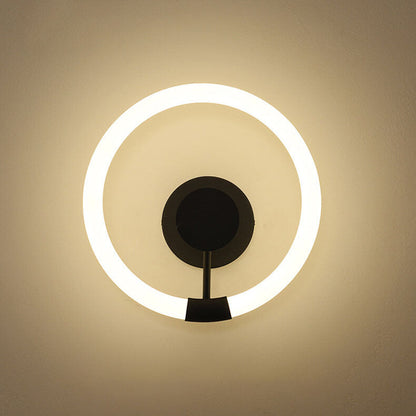 Simplicity Circle Acrylic Shade LED Wall Sconce Lamp