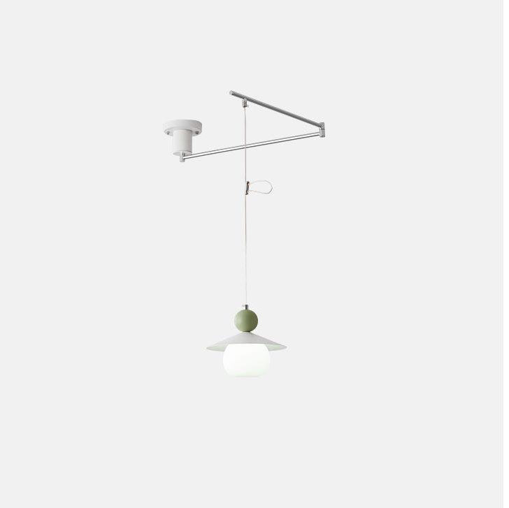 Aluminum Glass Rocker Round Ball 1-Light Wall Sconce Lamp