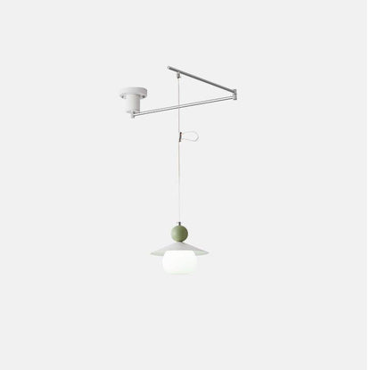 Aluminum Glass Rocker Round Ball 1-Light Wall Sconce Lamp