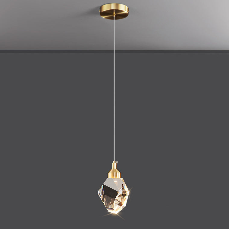 Modern Crystal Iron Pendant Light