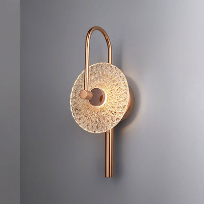 Modern Light Luxury Handmade Glass 1-Light Wall Sconce Lamp