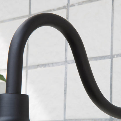 Traditional Iron Round Shade 1-Light Wall Sconce Lamp