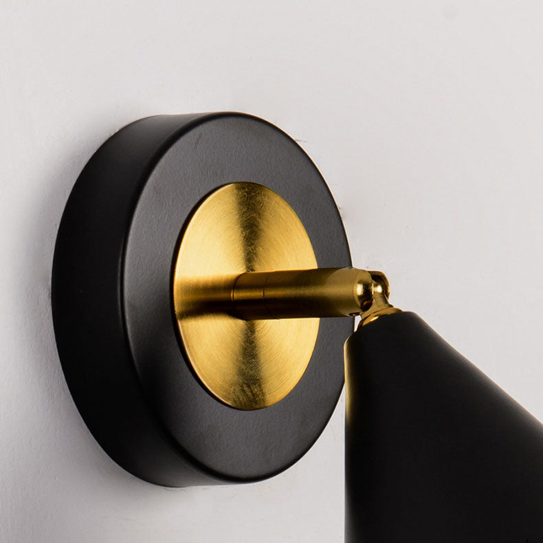 Minimalist Solid Color Rotatable 1-Light Wall Sconce Lamp