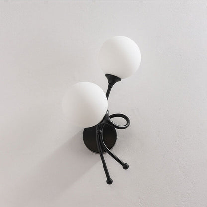 Minimalist Knot Shape Design 2-Light Wall Sconce Lamp