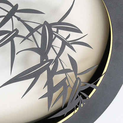 Chinese Pattern Iron Acrylic LED Outdoor Wall Sconce Lamp