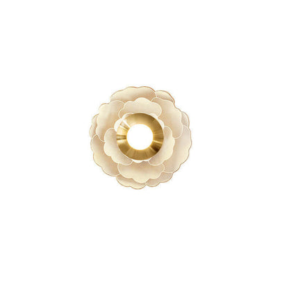 Light Pattern Round Iron Acrylic LED Wall Sconce Lamp