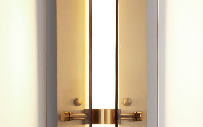 Scandinavian Minimalist Light Glass LED Wall Sconce Lamp