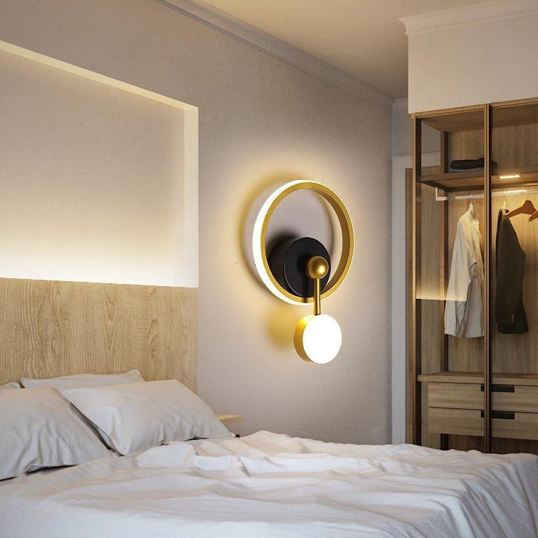 Oval Round Square Iron Aluminum LED Wall Sconce Lamp