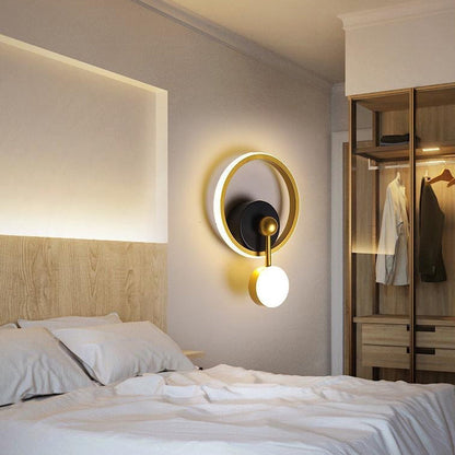 Oval Round Square Iron Aluminum LED Wall Sconce Lamp