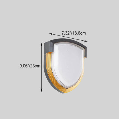 Acrylic Shape LED Outdoor Waterproof Wall Sconce Lamp