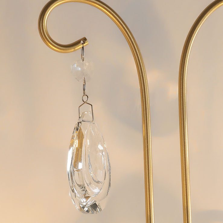 Traditional French Crystal Branch 2-Light Wall Sconce Lamp