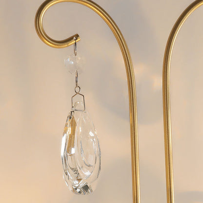 Traditional French Crystal Branch 2-Light Wall Sconce Lamp