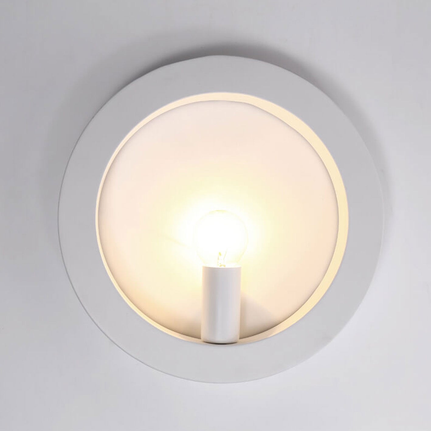 Creative Square Round Iron 1-Light Wall Sconce Lamp
