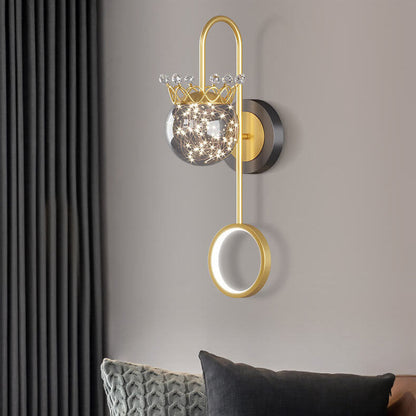Creative Iron Aluminum Balls LED Wall Sconce Lamp