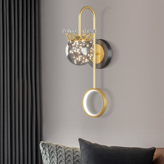 Creative Iron Aluminum Balls LED Wall Sconce Lamp