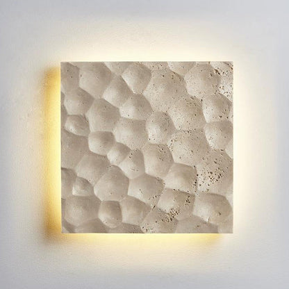 Contemporary Creative Stone Square LED Wall Sconce Lamp