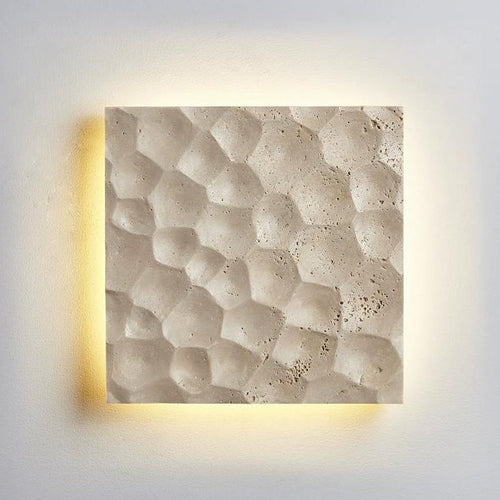 Contemporary Creative Stone Square LED Wall Sconce Lamp