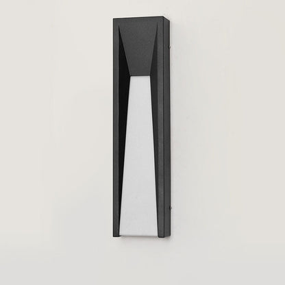 Waterproof Steel Cuboid Acrylic Shade LED Wall Sconce Lamp