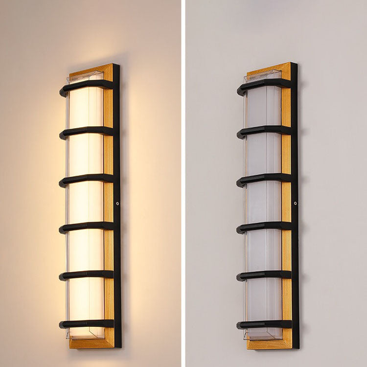 Aluminum Acrylic Shade LED Waterproof Wall Sconce Lamp