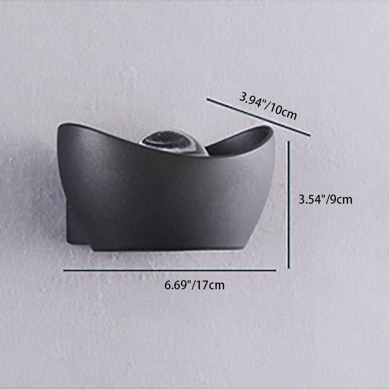 Simplicity Aluminum Ingot Shape LED Wall Sconce Lamp