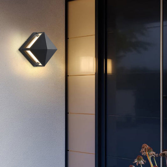 Outdoor Aluminum Acrylic Waterproof LED Wall Sconce Lamp