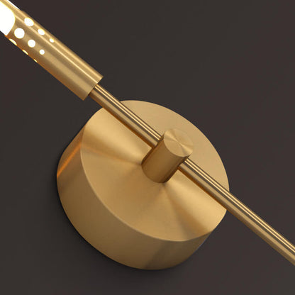 Light Luxury Cylindrical All-copper LED Wall Sconce Lamp