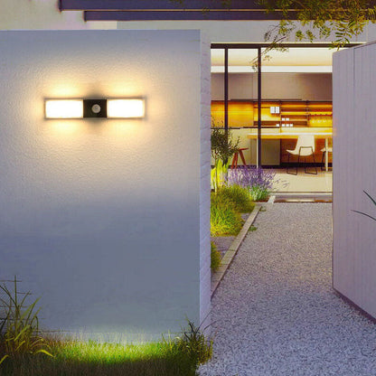 Rectangular Outdoor Waterproof LED Wall Sconce Lamp