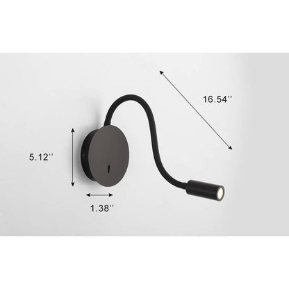 1-Light 360 Degree Adjustment LED Wall Sconce Lamp