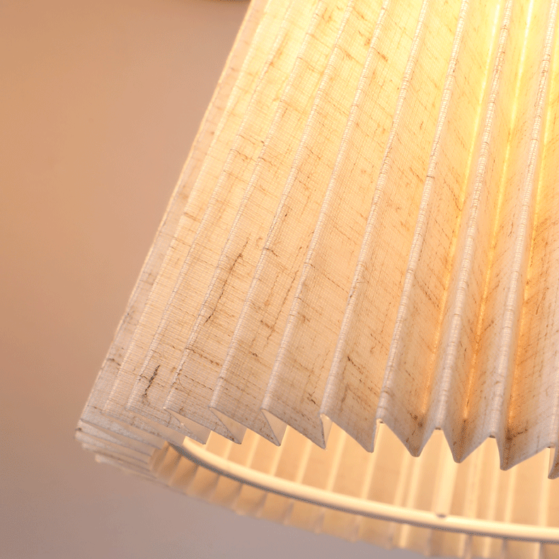 Minimalist Column Fabric Copper 2-Light Wall Sconce Lamp