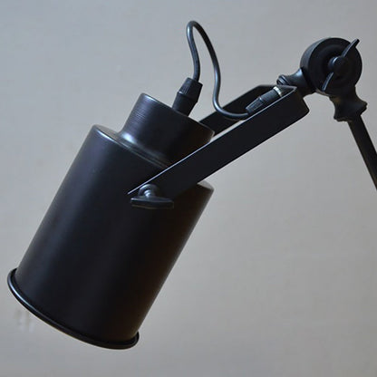 Cylinder Swing Arm Iron Aluminium 1-Light Wall Sconce Lamp